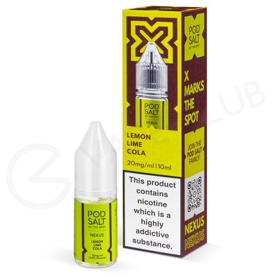 Lemon Lime Cola Nic Salt E-Liquid by Pod Salt Nexus