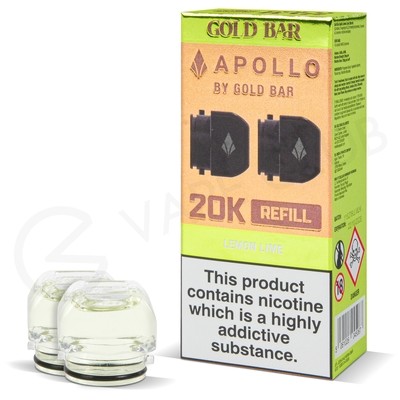 Lemon Lime Gold Bar Apollo Prefilled Pods