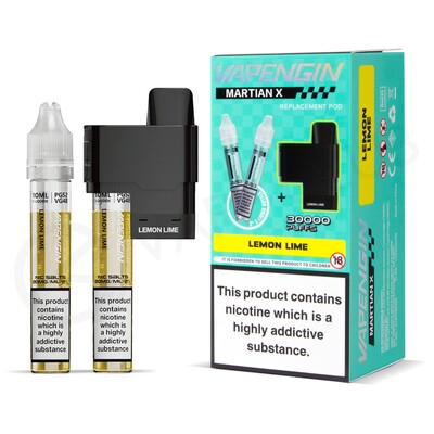 Lemon Lime Vapengin Martian X Refill Pack