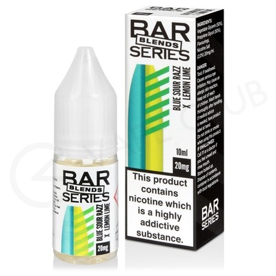 Lemon Lime x Blueberry Sour Razz Nic Salt E-Liquid by Bar Series Blends