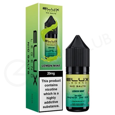 Lemon Mint Nic Salt E-Liquid by Elux Legend