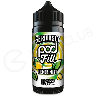 Lemon Mint Shortfill E-Liquid by Seriously Pod Fill 100ml
