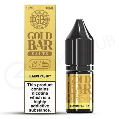 Lemon Pastry Nic Salt E-Liquid by Gold Bar Salts