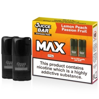 Lemon Peach Passion Fruit Jucce Bar Prefilled Pod