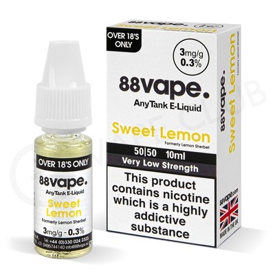 Lemon Sherbet E-Liquid by 88Vape Any Tank