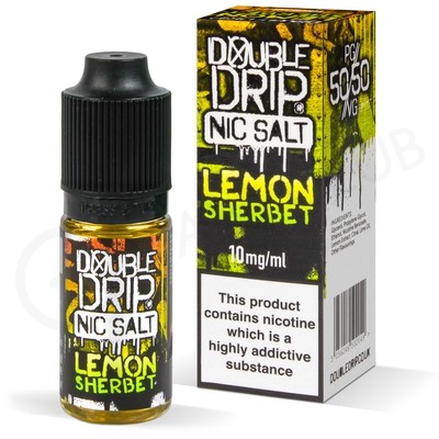 Lemon Sherbet Nic Salt E-Liquid by Double Drip