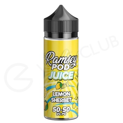 Lemon Sherbet Shortfill E-Liquid by Ramsey Pod 100ml