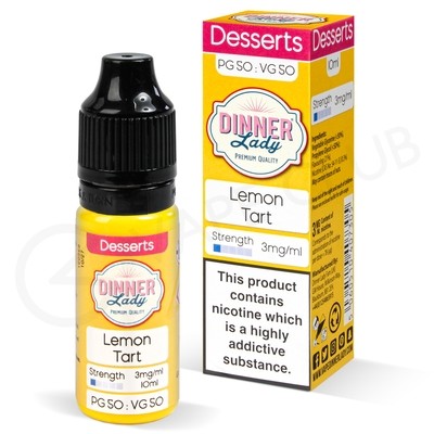 Lemon Tart E-Liquid by Dinner Lady 50/50