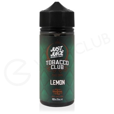 Lemon Tobacco Shortfill E-Liquid by Just Juice 100ml