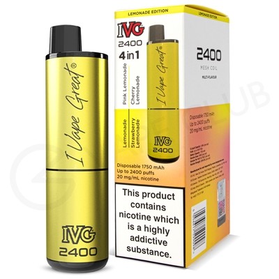 Lemonade Edition IVG 2400 Disposable Vape