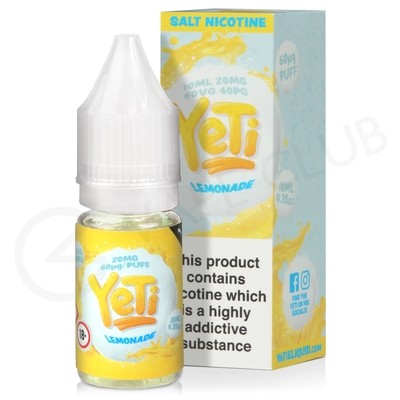 Lemonade Nic Salt E-Liquid by Yeti