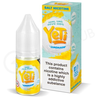 Lemonade Nic Salt E-Liquid by Yeti