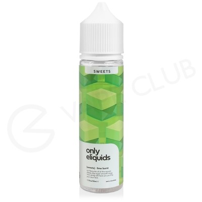 Lime Burst Shortfill E-Liquid by Only Eliquids Sweets 50ml