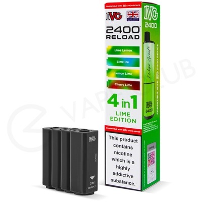 Lime Edition IVG 2400 Prefilled Pod