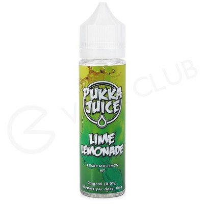 Lime Lemonade Shortfill E-Liquid by Pukka Juice 50ml