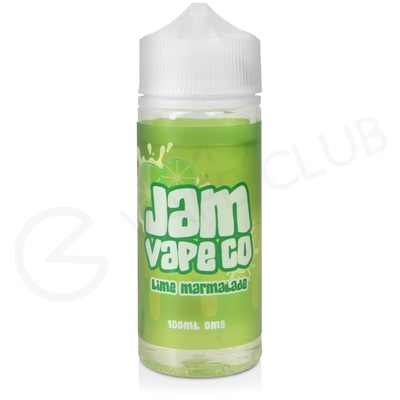 Lime Marmalade Shortfill E-Liquid by Jam Vape Co. 100ml