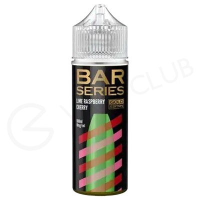 Lime Raspberry Cherry Shortfill E-Liquid by Bar Series Gold Edition 100ml