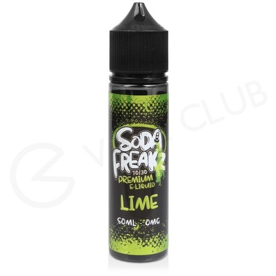 Lime Shortfill E-Liquid by Soda Freakz 50ml