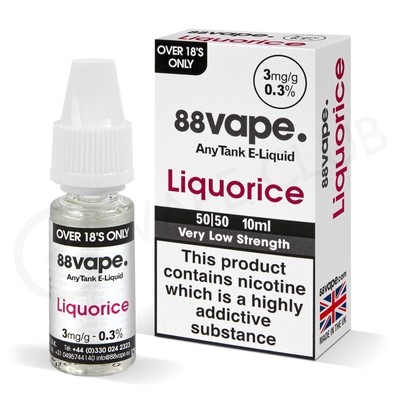 Liquorice E-Liquid by 88Vape Any Tank