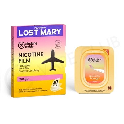 Lost Mary Mango Airplane Mode Nicotine Film Strips