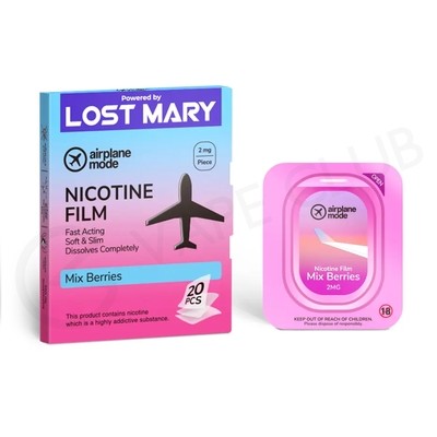 Lost Mary Mix Berry Airplane Mode Nicotine Film Strips