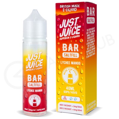 Lychee Mango Saltfill E-Liquid by Just Juice Bar 40ml
