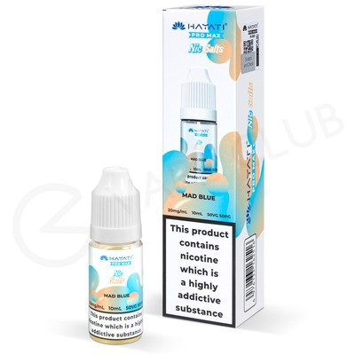 Mad Blue E-Liquid by Hayati Pro Max Nic Salt