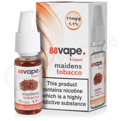Maidens Tobacco E-Liquid by 88Vape