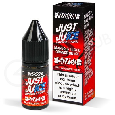 Mango & Blood Orange On Ice E-Liquid by Just Juice Fusion 50/50