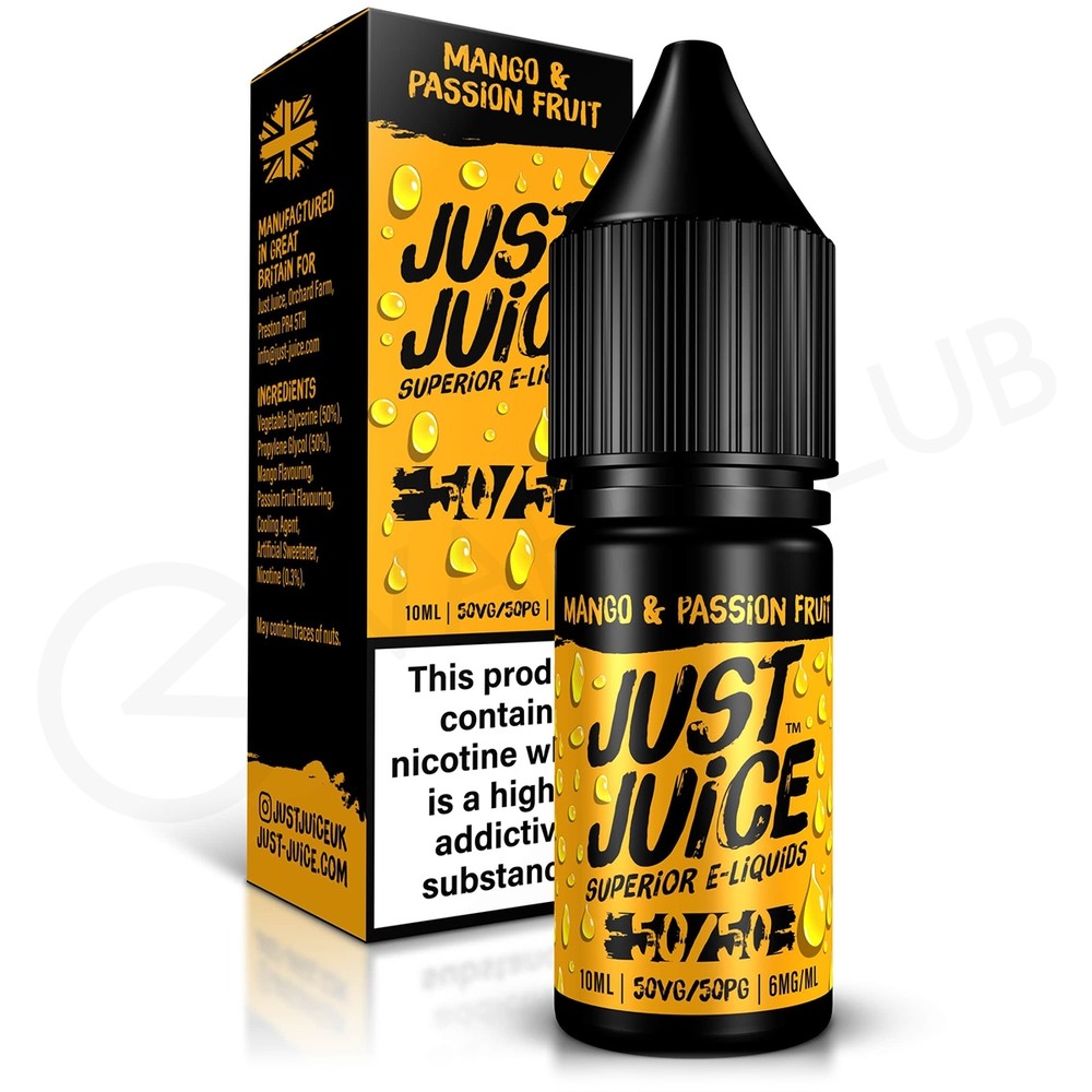 Mango & Passion Fruit ELiquid by Just Juice 50/50