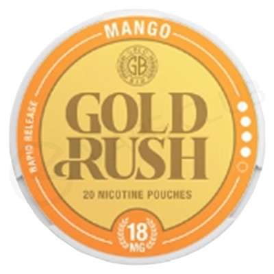 Mango Gold Rush Nicotine Pouches by Gold Bar