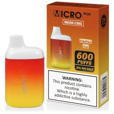 Mango Ice Micro Pod 600 Disposable Vape