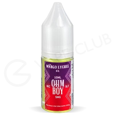 Mango Lychee Ice Nic Salt E-liquid by Ohm Boy SLT