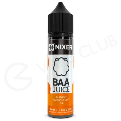 Mango Passion Ice Longfill Concentrate by Nixer x Baa Juice