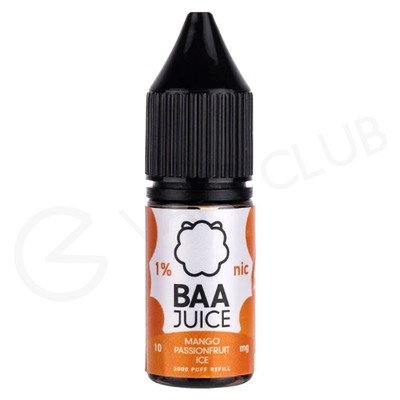 Mango Passionfruit Ice Nic Salt E-Liquid by Baa Juice