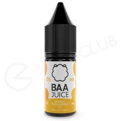 Mango Passionfruit Ice Nic Salt E-Liquid by Baa Juice