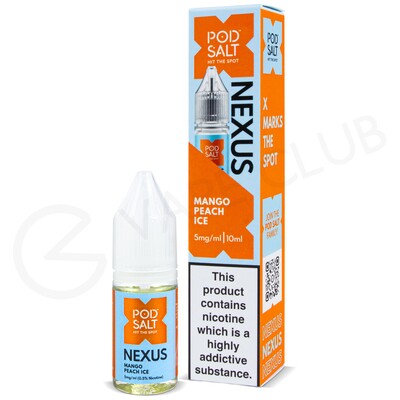 Mango Peach Ice Nic Salt E-Liquid by Pod Salt Nexus
