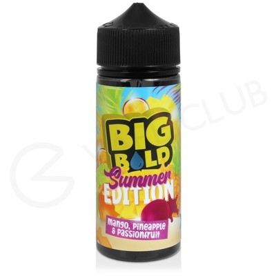 Mango Pineapple & Passionfruit Shortfill E-Liquid by Big Bold Summer Edition 100ml