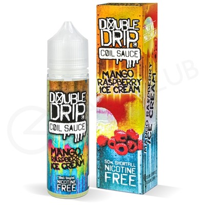 Mango Raspberry Ice Cream Shortfill E-Liquid by Double Drip 50ml