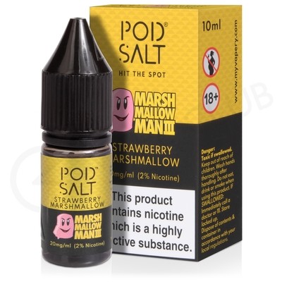 Marshmallow Man 3 Nic Salt E-Liquid by Pod Salt Fusions