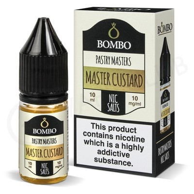 Master Custard Nic Salt E-Liquid by Bombo Pastry Masters