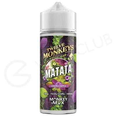 Matata Shortfill E-Liquid by Twelve Monkeys 100ml