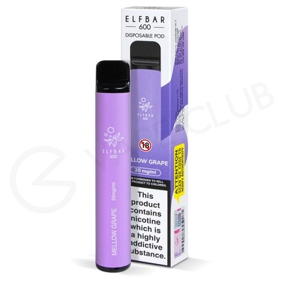 Mellow Grape Elf Bar Disposable Vape