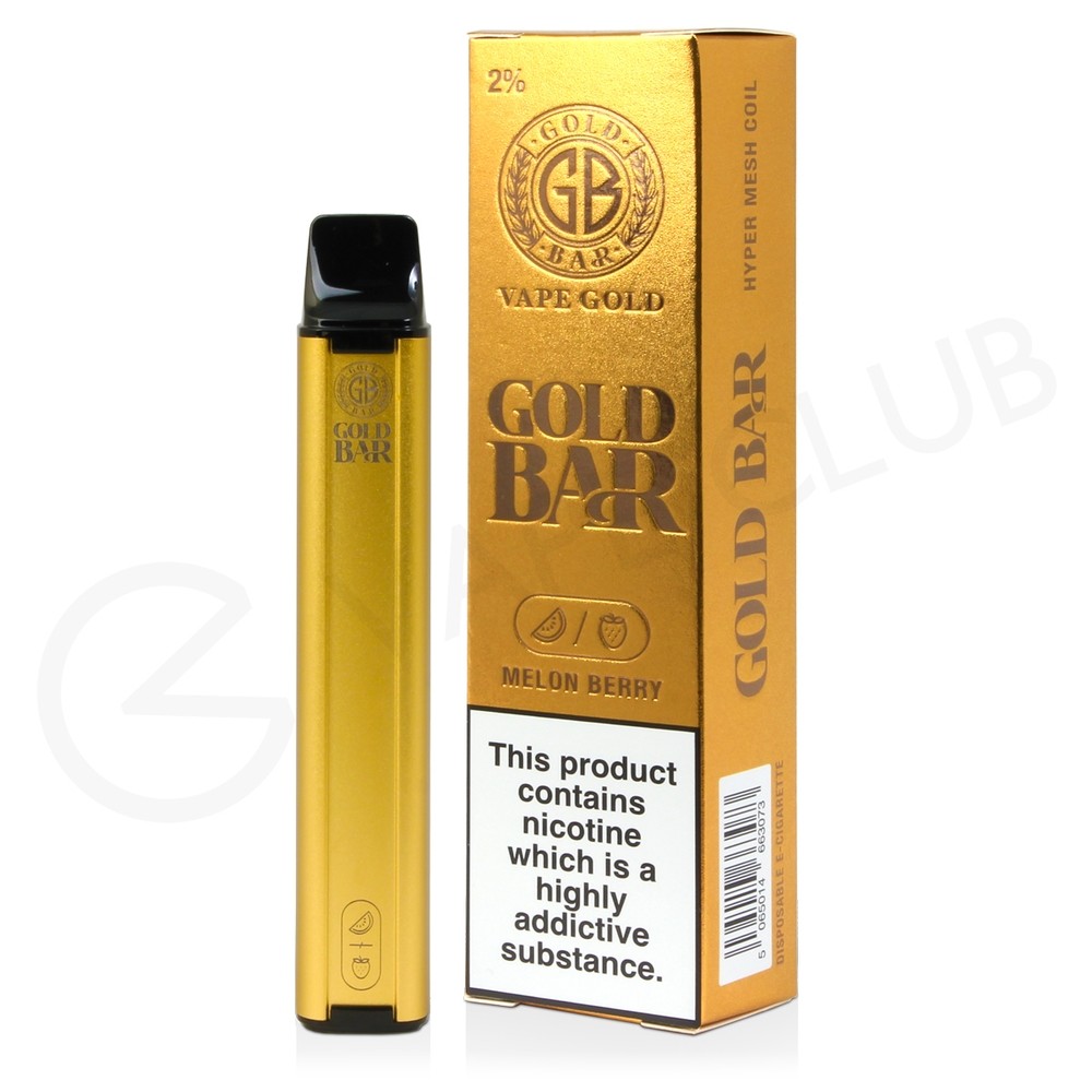 Melon Berry Gold Bar Disposable Vape 3 for £12