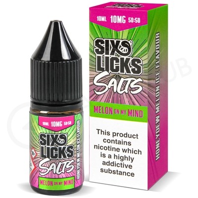 Melon On My Mind Nic Salt E-Liquid by Six Licks