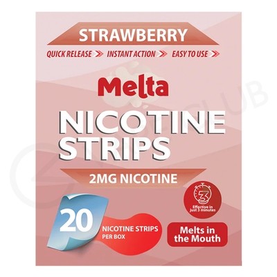 Melta Strawberry Nicotine Strips