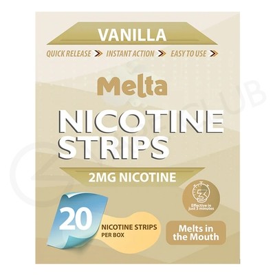 Melta Vanilla Nicotine Strips