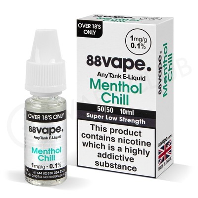 Menthol Chill E-Liquid by 88Vape Any Tank