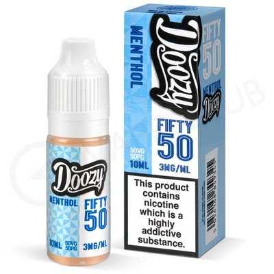 Menthol E-Liquid by Doozy Fifty 50