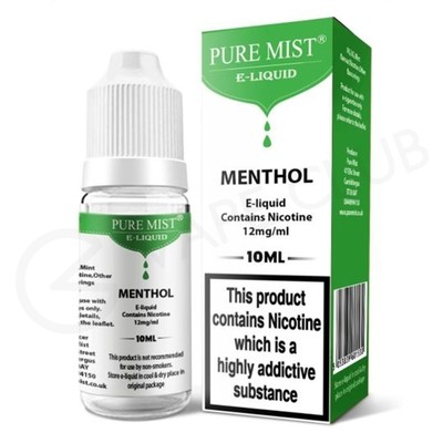 Menthol E-Liquid by Pure Mist